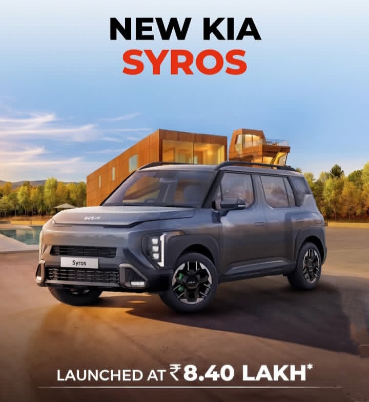 अब ₹8.39 लाख में Kia Syros Facelift 2026 लुक और फीचर्स देख उड़ जाएंगे होश