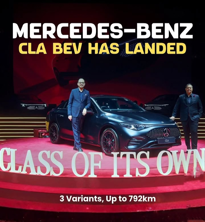 आज लॉन्च Mercedes Benz CLA EV–सिर्फ 20 मिनट में 400Km रेंज, मार्केट में मचाएगी तहलका